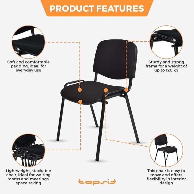 Topsit CLA Besucherstuhl 5er Set