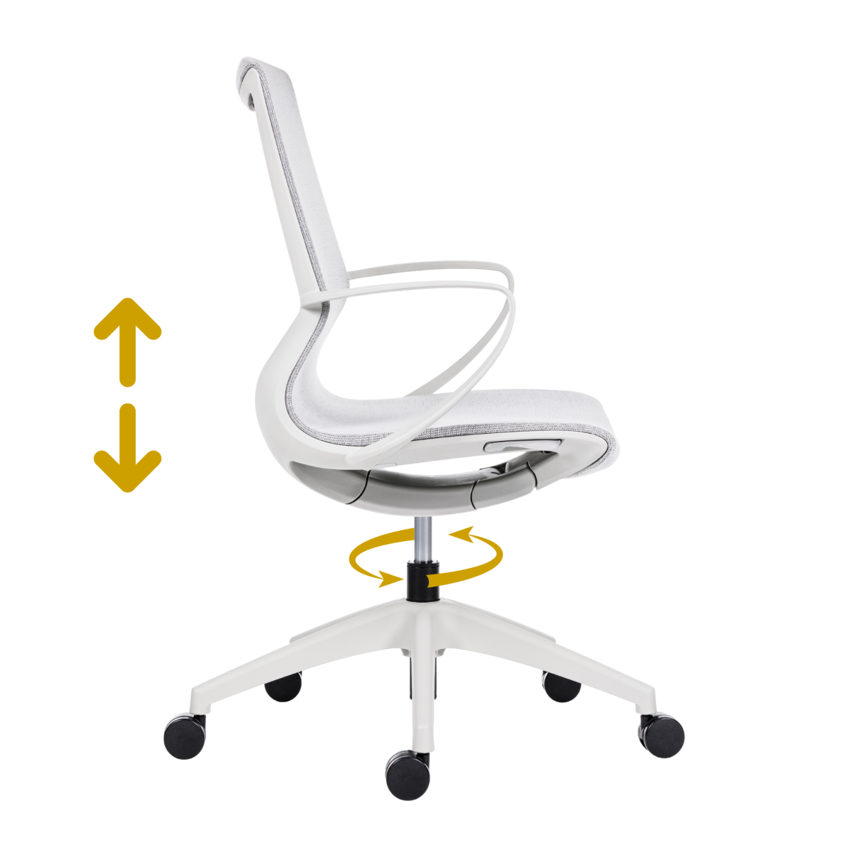 Topsit TOP70 Bürodrehsessel Netzrückenlehne